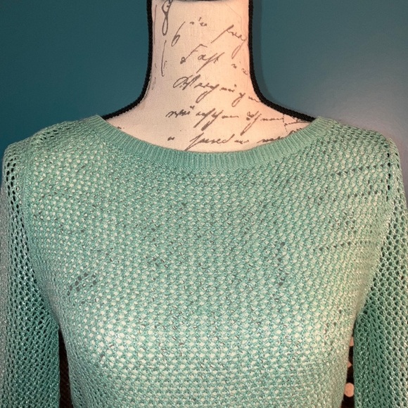 BCGC Max Azaria Open Knit Sweater, Small - Picture 2 of 6